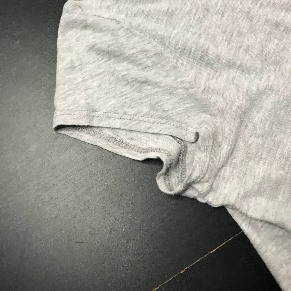 James Perse Basic Solid Heather Gray Crewneck T-S… - image 3